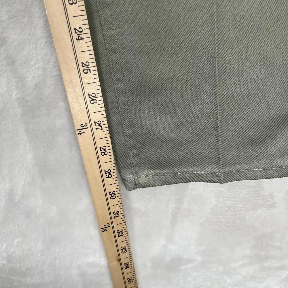 Vintage Levi's STA-PREST Pants Mens 27x29 Green Straight Wrinkle Resistant Big E